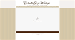 Desktop Screenshot of columbiagorgeweddings.com